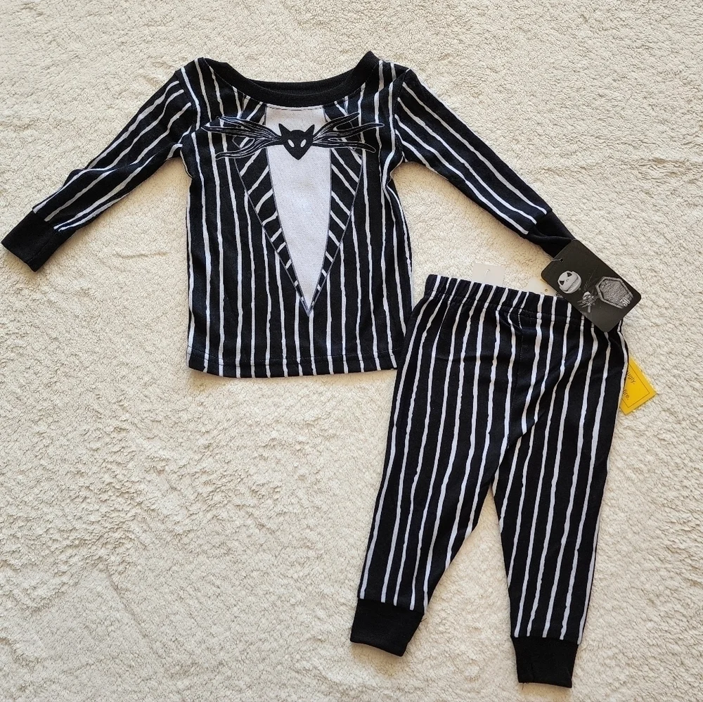 New boy's the Nightmare before Christmas Jack pajama set size 12months- 10/12